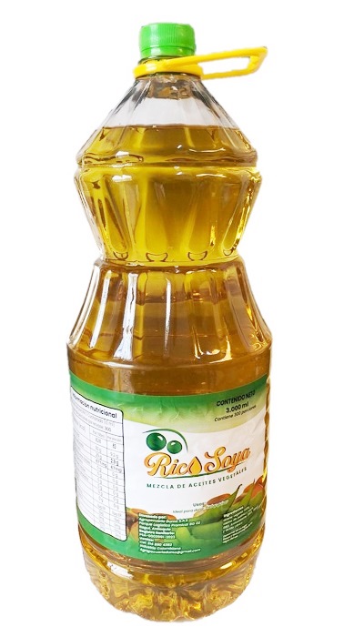 Aceite Rico Soya 3000 ml aceite vegetal