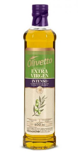 Aceite de oliva Olivetto 500 ml extra virgen intenso