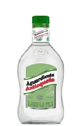 Aguardiente Antioqueño 375 ml sin azucar verde
