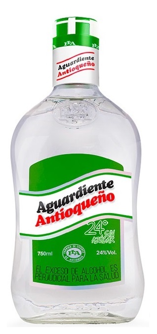 Aguardiente Antioqueño 750 ml vrde sin azucar