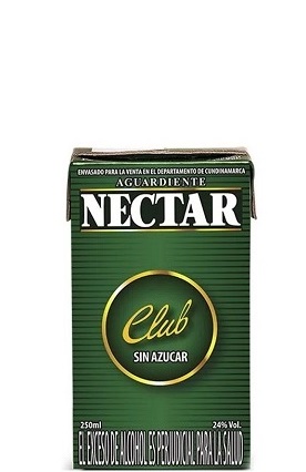 Aguardiente Nectar 250 ml club tetra