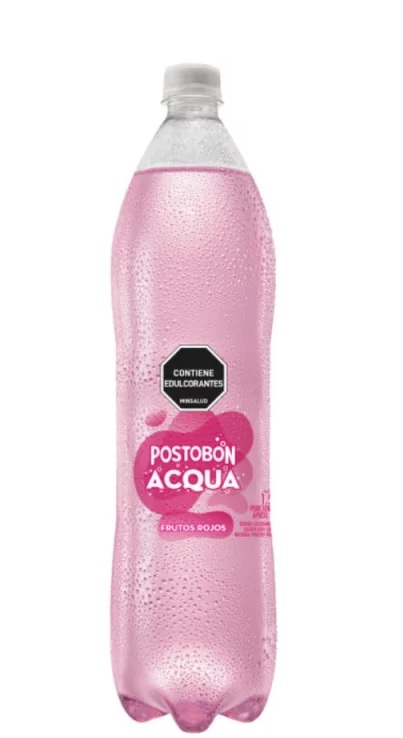 Agua saborizada Postobon 1500 ml Acqua frutos rojos