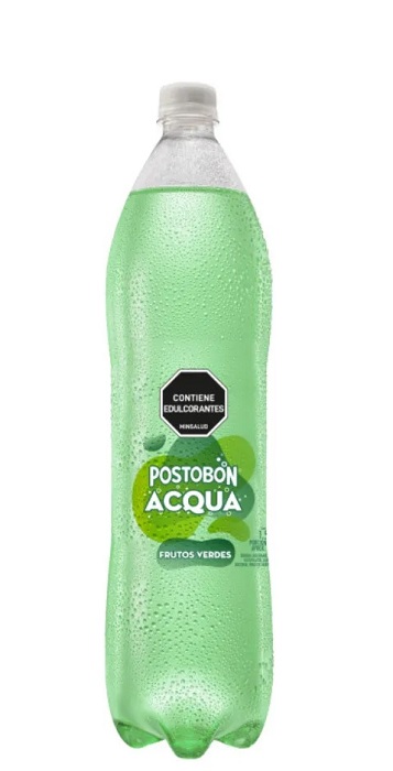 Agua saborizada Postobón 1500 ml Acqua frutos verdes