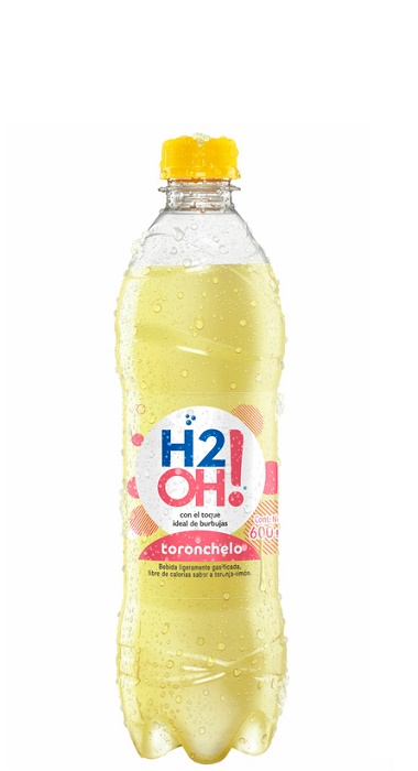 Agua saborizada H2oh 600 ml toronchelo