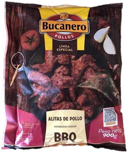 Alitas de pollo Bucanero 900 grs bbq