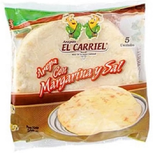 Arepa El Carriel 500 grs margarina sal