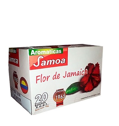 Aromática Samoa 20 bolsas flor jamaica