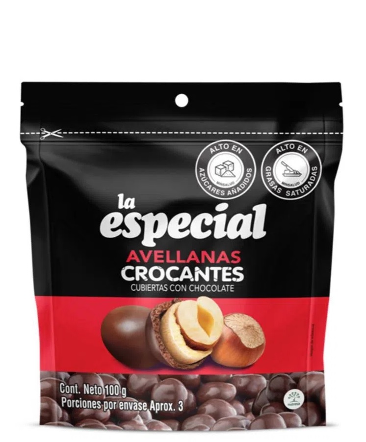Avellanas La especial 100 grs cubiertas con chocolate