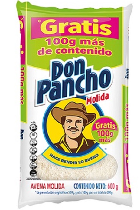Avena Don Pancho 600 grs molida extracontenido