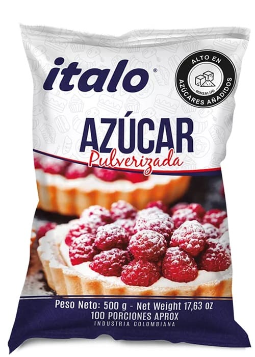 Azúcar Italo 500 grs pulverizada