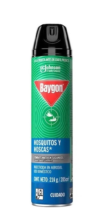 Baygon 216 ml aerosol mosquitos moscas