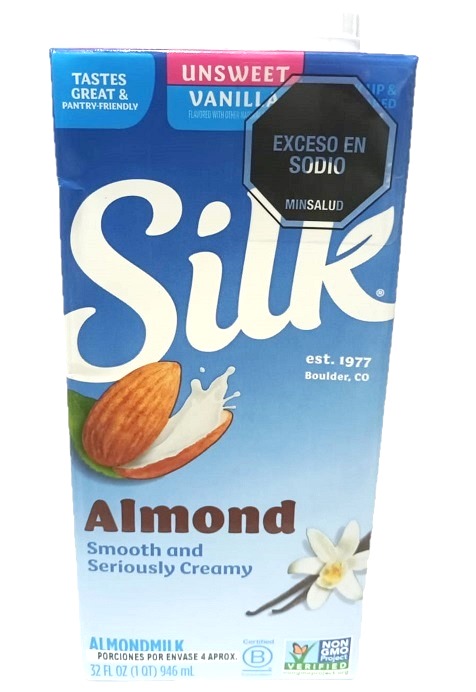 Bebida Almendra Silk 946 ml vainilla Unsweet