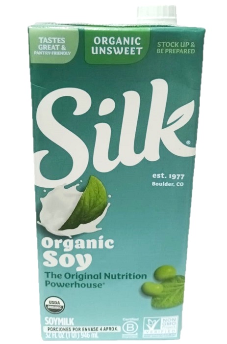 Bebida Organic Silk 946 ml unsweet soy