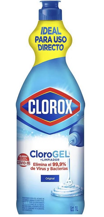 Blanqueador Clorox 1000 ml cloro gel original