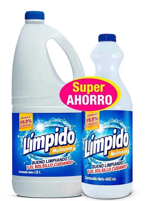 Blanqueador Límpido 1800 ml regular + 460 ml regular