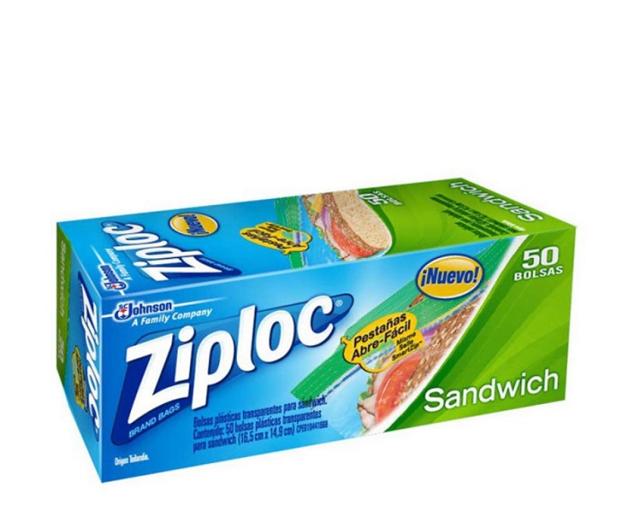 Bolsas Ziploc paquete x 50 und sandwich