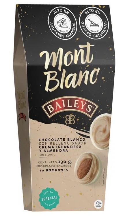 Bombones 130 grs baileys Chocolate blanco