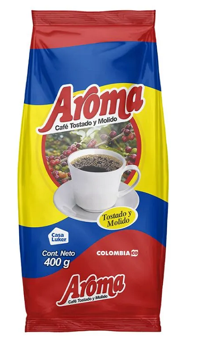 Café Aroma 400 grs tostado molido