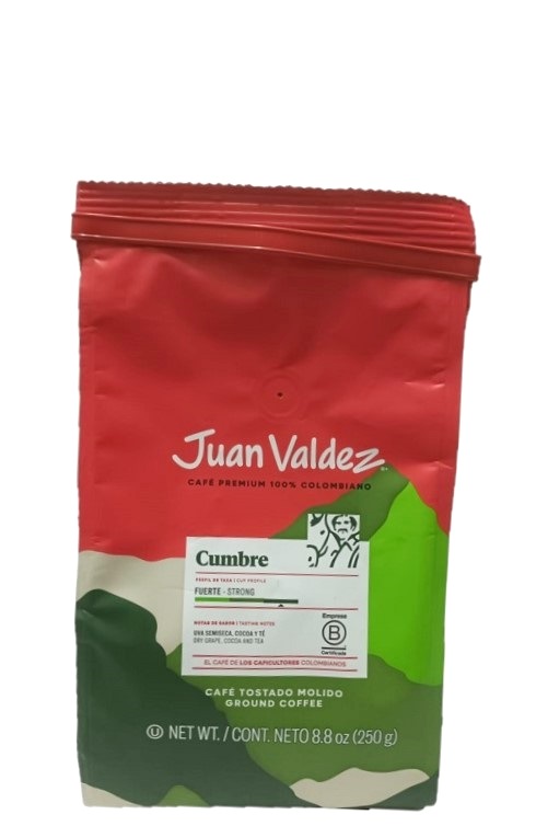 Café Juan Valdez 250 grs cumbre