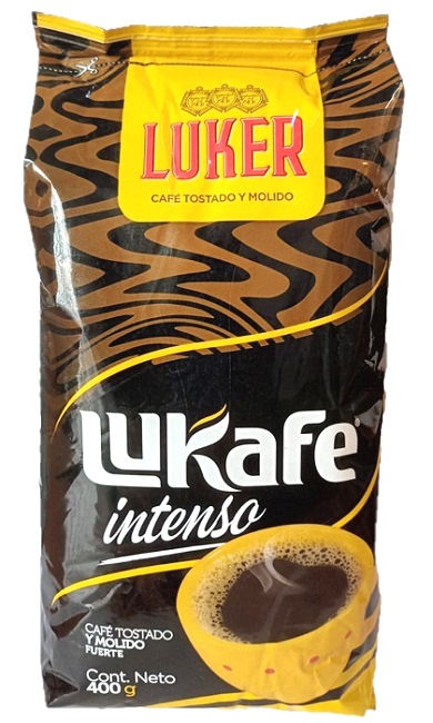 Café Lukafe 400 grs intenso tostado y molido fuerte