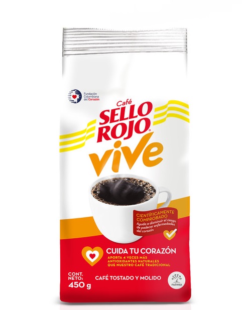 Café Sello Rojo 450 grs vive corazón