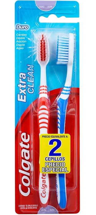 Cepillo dental Colgate 2 und extra clean duro