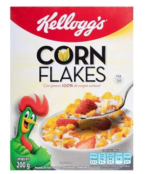 Cereal Kelloggs 200 grs corn flakes