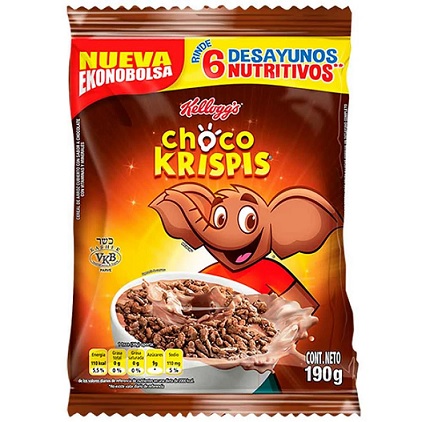 Cereal Kellogg´s 190 grs chocokrispis mega
