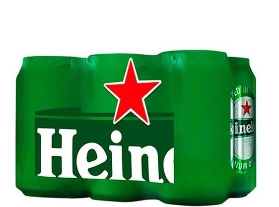 Cerveza Heineken 6 x 330 ml lata