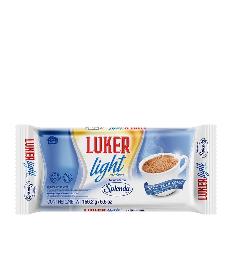 Chocolate Luker 156.2 grs light endulzado con Splenda
