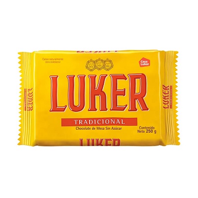 Chocolate Luker 250 grs amargo