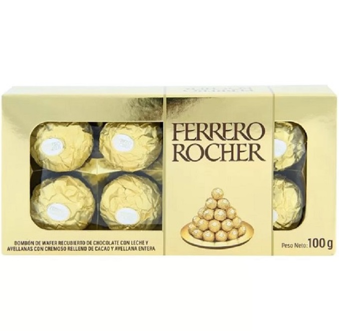 Chocolates Ferrero Rocher 8 x 12.5 grs
