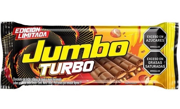 Chocolatina Jumbo 180 gr turbo