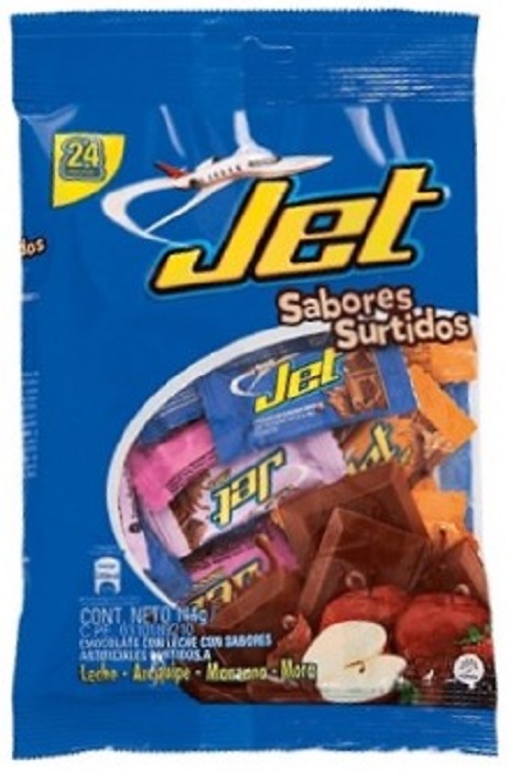 Chocolatina Jet 24x6 grs stdo