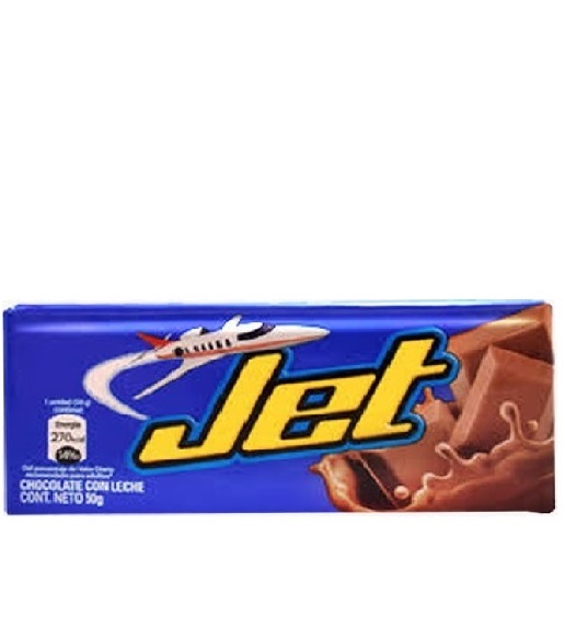 Chocolatina Jet 50 grs leche