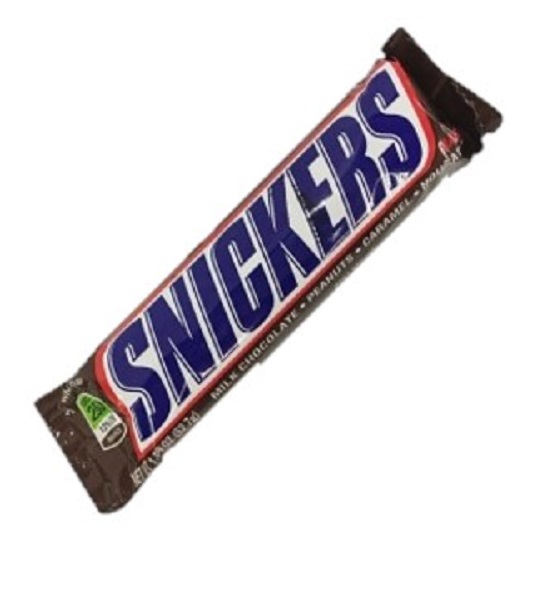 Chocolatina Snickers 52.7 grs nueva