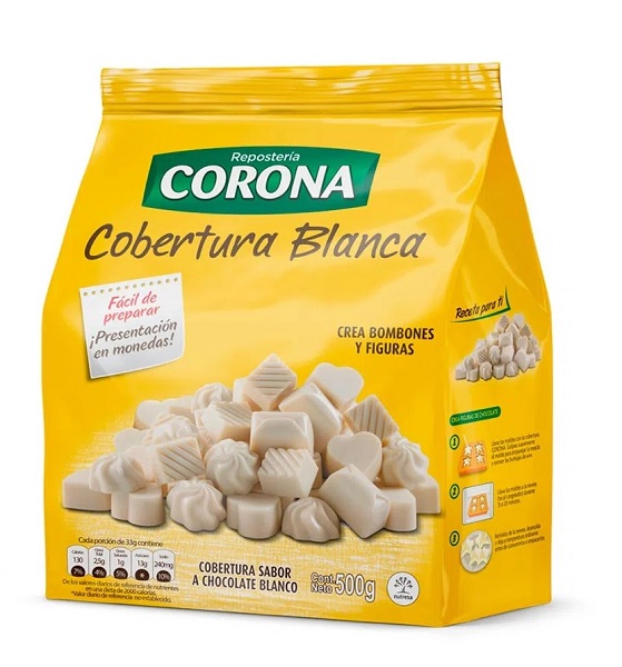 Cobertura Corona 500 grs chocolate blanco