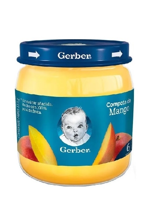 Compota Gerber 113 grs mango