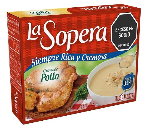 Crema La Sopera 85 grs 6 porciones pollo