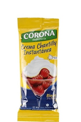 Crema chantilly Corona 80 grs