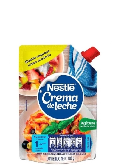Crema de leche Nestle 186 grs