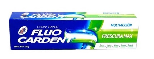 Crema dental Fluo Cardent 201 grs frescura max
