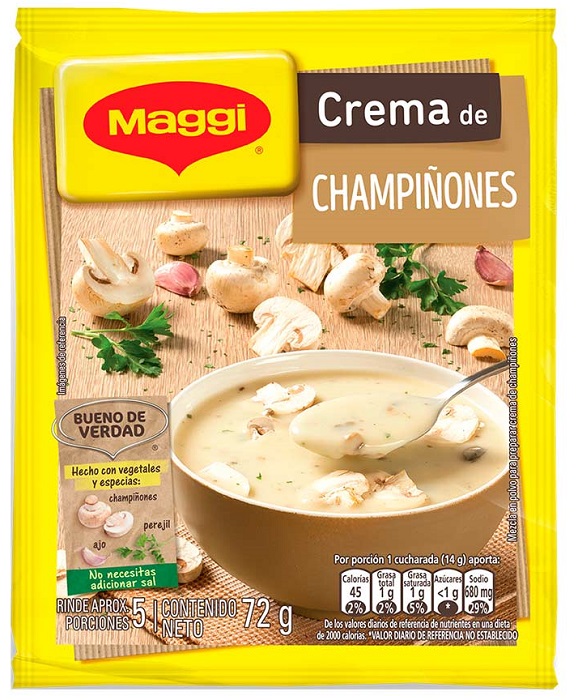 Crema Maggi 72 grs champiñones