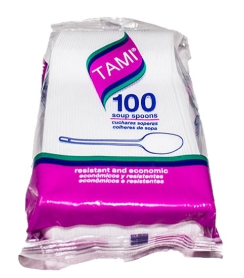 Cuchara Tami paquete x 100 und sopera