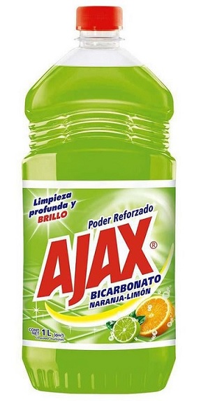 Desinfectante Ajax 1000 ml bicloro naranja limón