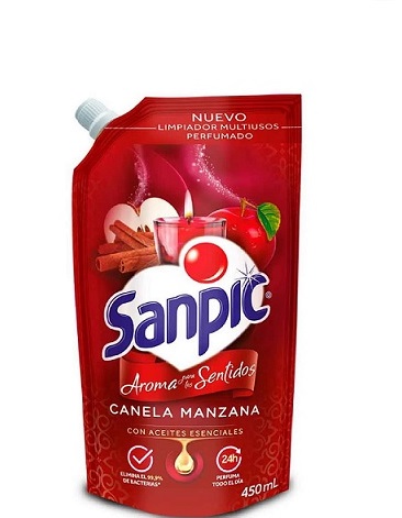 Desinfectante Sanpic 450 ml canela manzana