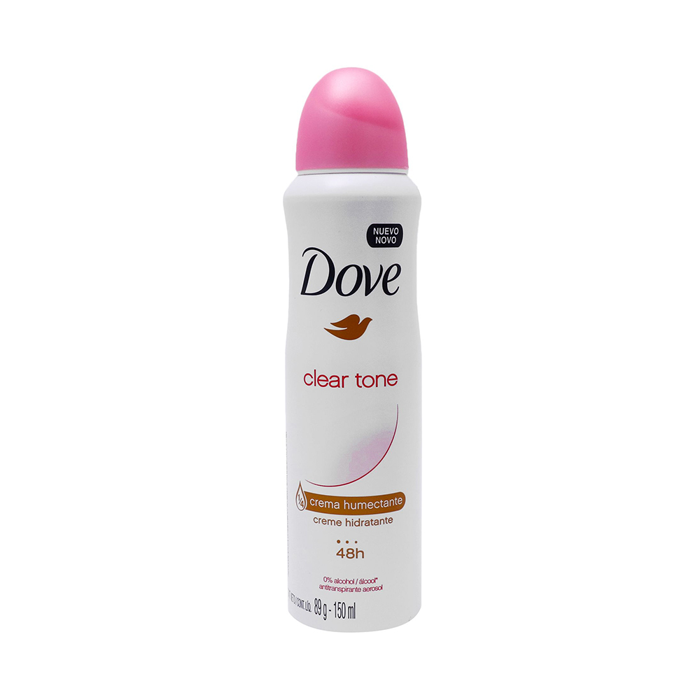 Desodorante Dove 150 ml aerosol clear tone