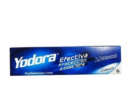 Desodorante Yodora 25 grs tubo