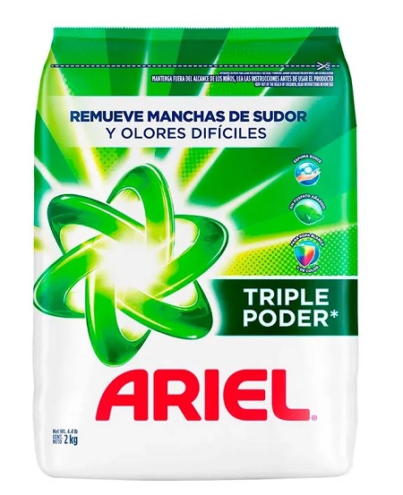 Detergente Ariel 2000 grs regular