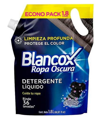 Detergente Blancox 1800 ml ropa oscura